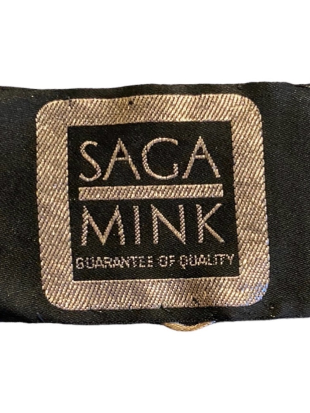 Mahogany MINK Corded Jacket, SAGA, Sz M/L, Certified Vintage Fur - Picture 10 of 11